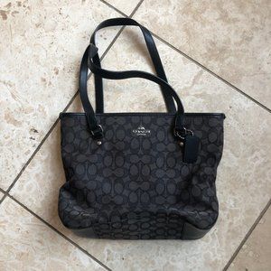COACH Tote Handbag Black
